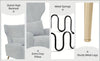 Modern Velvet Armchair | TV Lounge Chair | Gold Legs | Single Sofa for Bedroom