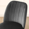 Set of 2,4,6 Velvet Suede Dining Chairs Upholstered seat Ergnomic with Metal Leg
