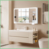 Bathroom LED Mirror Cabinet Demister Sensor Dimmable LED Lights Cupboard