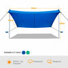Beach Tent Portable UPF 50+ UV Protection Canopy Sun Shelter W/ Sand Anchor