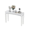 FATIVO Mirrored Crushed Diamond Console Table Venetian Make-Up Vanity Side Table