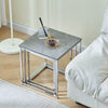 Nest Of 3 Nested Nesting Tables Side End Coffee Table Wooden for Living Room