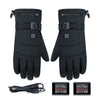 4000mAh Electric USB Heated Gloves Rechargeable Touch Screen Men Motorcycle Gear