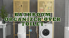 Bamboo Over The Toilet Storage Cabinet Washing Machine Bathroom Rack
