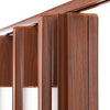 PVC Wood Effect Folding Door Internal Accordion Concertina Sliding Door Divider