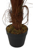 120cm Artificial Palm Tree Potted Green Plant Decor Houseplant in Pot In/Outdoor