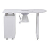 4FT Professional Manicure Table Salon Nail Station Mobile w/ Nail Dust Collector