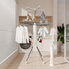 4-Legged Drying Rack Portable, Foldable Drying Rack Clothing with 16 Drying Arms