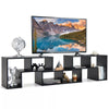 3Pcs Modern Entertainment Center for TVs up to 65” TV Console Stand Bookcase