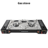 Portable Double 2 Burner Gas Stove Camping Butane Cooker Barbecue Gas Cannister