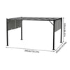 Garden Pergola Awning Gazebo Outdoor Canopy Furniture Party Barbecue Shades