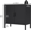 Metal Sideboard Storage Cupboard Cabinets with Adjustable Shelf for Home Office