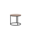Nesting Coffee Tables Set of 2, Round Stacking Sofa Side Tables for Living Room
