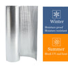 25m Roll Shed Conservatory Insulation Aluminium Foil Wall Bubble Wrap 1.2m Wide
