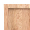 Lechnical Wall Shelf Brown 220 x 60 x 6 Solid Treated Oak, Wall Shelves, S4A0
