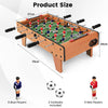 27'' Football Table Top Football Soccer Kids Family Game Toy Set Wooden Frame