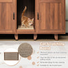 Large Cat Litter Box Enclosure Furniture Wooden Kitty Washroom Hidden Washroom
