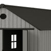 Gabled Plastic tools Shed 8x16FT Outdoor Garden Storage with Foundation Lock UK