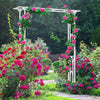Super Strong Metal Garden Arches Climbing Plants Arbors White Wedding Arch Decor