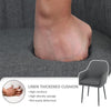 Set of 4 Modern Fabric Dining Chair Set Thicken Upholstered Kitchen Armchair