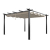 Garden Pergola Awning Gazebo Outdoor Canopy Furniture 13FT Barbecue Shelter