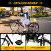 Adult Tricycle Folding Trike Bicycle 3-Wheel Bike 7-Speed Tricycle W/ Basket