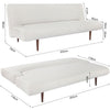 Velvet/Fabric Sofas 3 Seater Sofa Bed Scandinavian Style Sofabed Recliner