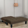 Small Footstool Ottomans Rectangular Footrest Linen Upholstered Stool Seat Chair