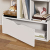 Tall Bookcase Shelf Free Standing Storage Shelving Units Open Wood Bookshelf