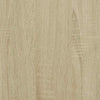 Wall Shelf Sonoma Oak 100x20x53 cm Engineered Wood