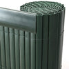 Bamboo Slat Natural Garden Fencing Privacy Screen Fence Panel Roll Green Yellow