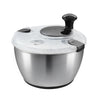 Stainless Steel Salad Spinner 4.75Qt Large Vegetable Dryer Washer BPA-Free