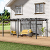Garden Pergola Awning Gazebo Outdoor Canopy Backyard Party Barbecue Shelter 3X6M