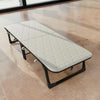 Strong Folding Bed Guest Spare Easy Storage Fold Up Away Camping Metal Frame