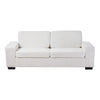Modern 2 Seater Teddy Velvet Loveseat Sofa Cushioned Backrest Thick Padded Seat