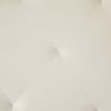 MODERN FABRIC SOFA BED LOVESEAT CLICK CLACK SOFA SETTEE RECLINER COUCH, WHITE