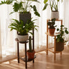 3 Tier Bamboo Plant Stand Corner Plant Shelf Rack Pot Holder Display Rack
