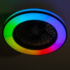 Kanlux PLAVE LED Ceiling Fan Light – RGB & CCT, Remote, 48W, Reversible Airflow