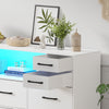 10 Drawers Chest of Drawers Bedside Cabinet Storage Bedroom Furniture Non-woven