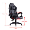 Executive Racing Gaming Chair Faux Leather Computer Desk Chair Swivel Adjustable