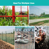 6M/ 30M PVC Green Coated Chicken Wire Mesh Fencing Garden Barrier Metal Fence