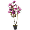 95cm Artificial Flower Potted Plant Magnolia Tree Bonsai House Plant In&Outdoor