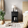Wooden Small Side Table Slim Narrow Night Stand Bedside Drawer Storage Cabinet
