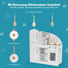 Kids Wooden Kitchen Playset Pretend Play Toy Cooking Role w/Cookware Accessorie