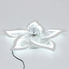 Modern Ceiling Fan with Smart LED Light Remote Control 6 Speeds 3 Color Dimmable