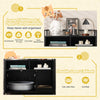 Cat Litter Box Enclosure Hidden Cat Washroom-Coffee SVE10236DKPV