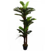 Artificial Large Palm Tree with Natural Trunk 150cm - Realistic plant by Leaf
