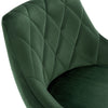 1/2/4/6x Bar Stool with Velvet Padded Swivel Gas Lift Barstool Kitchen Cafe Pub