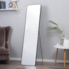 Full Length Mirror Bedroom Floor Mirror Black Frame Free Standing Hanging Mirror