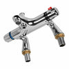 Bathroom Thermostatic Bath Shower Mixer Taps Deck Mounted Chrome Valve Bar Tap